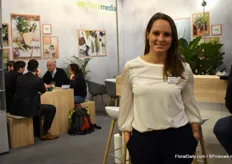 Alina Geisterberg of Floramedia. Floramedia dedicated this years presentation to the sustainable materials they use for their products.